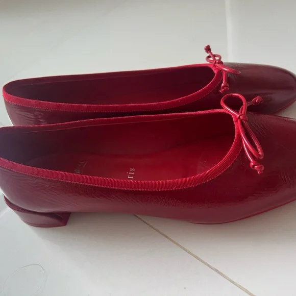 Christian Louboutin - Sweetie Jane Flat - Red - 38.5 - Picture 11 of 12